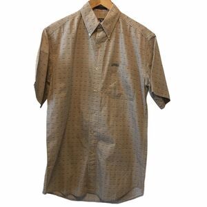 MENS RALPH LAUREN Chaps Tan Printed Casual Shirt S